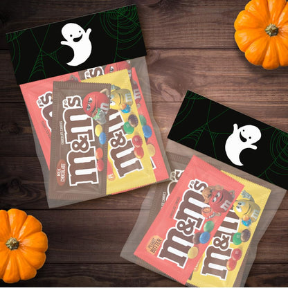 M&M'S Milk Chocolate Candy, Halloween Variety Pack, Full Size, Pack of 18, Bulk Candy Chocolate Individually Wrapped - Fresh Hearth