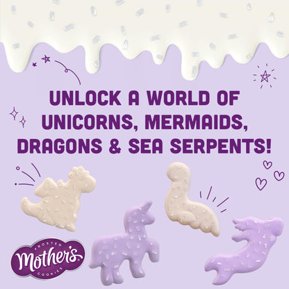 Mother's Sparkling Mythical Creatures Cookies, 1 oz Individual Bags, 12 Count - Fresh Hearth