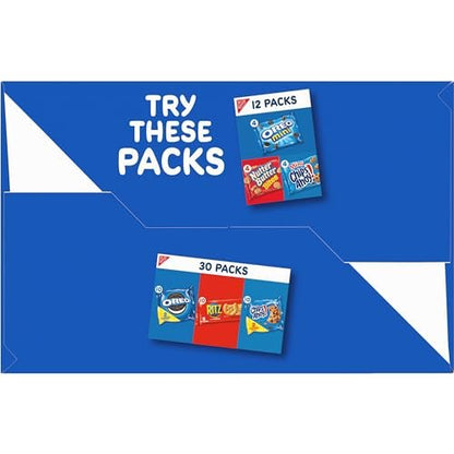 Nabisco Sweet Treats Cookie Variety Pack OREO, OREO Golden & CHIPS AHOY!, 30 Snack Packs (2 Cookies Per Pack) - Fresh Hearth
