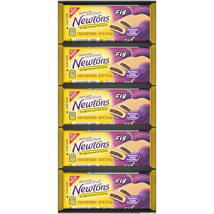 Newtons Fig Bars, Soft Fruit Chewy Cookies, 40 Snack Packs (2 Cookies Per Pack, 4 Boxes) - Fresh Hearth