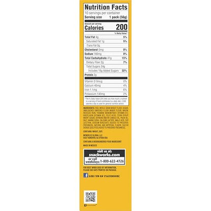 Newtons Fig Bars, Soft Fruit Chewy Cookies, 40 Snack Packs (2 Cookies Per Pack, 4 Boxes) - Fresh Hearth