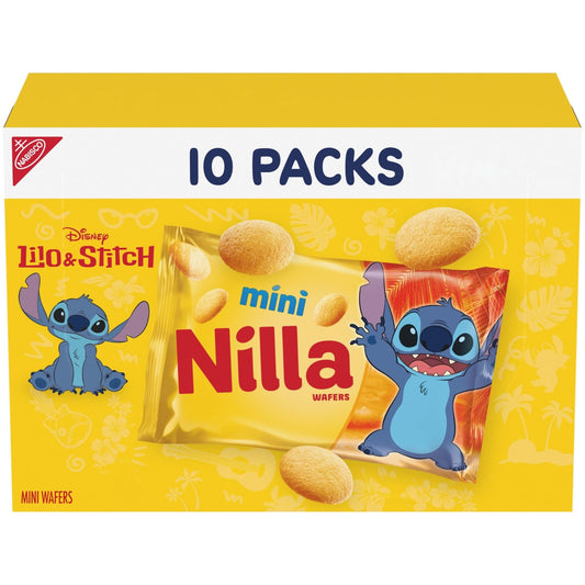 NILLA Wafers Mini Cookies, Vanilla Wafers, 10 Snack Packs - Fresh Hearth