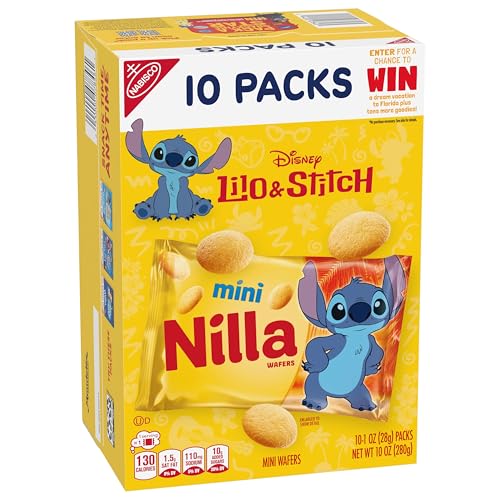NILLA Wafers Mini Cookies, Vanilla Wafers, 10 Snack Packs - Fresh Hearth