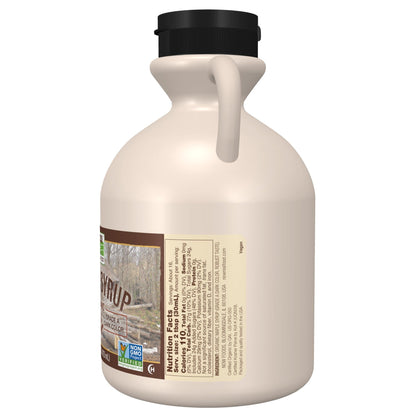 NOW Foods, Certified Organic Maple Syrup, Grade A Dark Color, Certified Non - GMO, Pure, Robust Taste, 16 - Ounce - Fresh Hearth