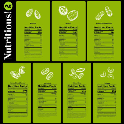 NUT CRAVINGS - Diwali Sweets Hamper Mid - Autumn Festival Mixed Nuts Gift Basket + Green Ribbon (7 Assortments, 2.2 LB) Food Arrangement, Healthy Snack Care Package, Food Assortments - Fresh Hearth