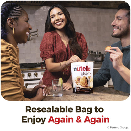 Nutella Biscuits, Hazelnut Spread With Cocoa, Sandwich Cookies, 20 - Count Bag (Pack of 3) - Fresh Hearth