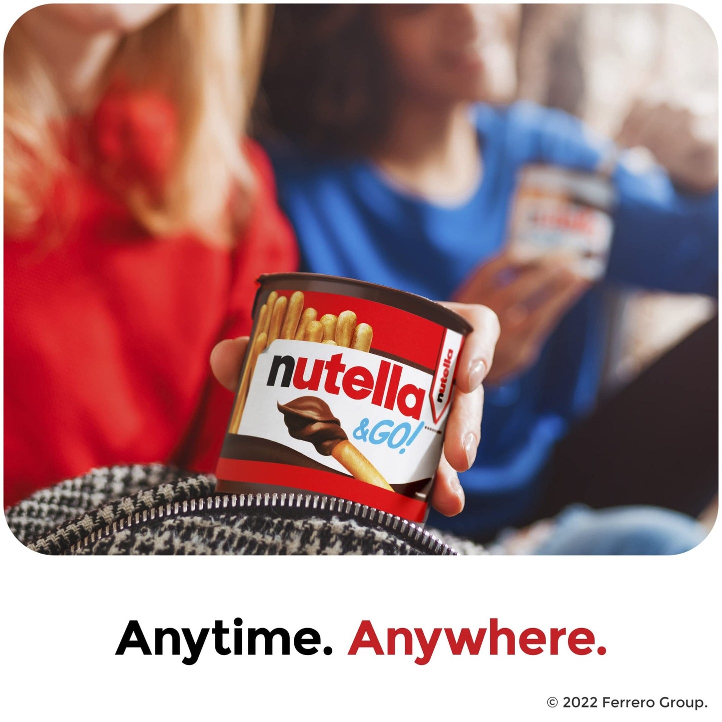 Nutella & GO! Bulk 24 Pack, Hazelnut and Cocoa Spread with Pretzel Sticks, Stocking Stuffers, Snack Cups, 1.9 oz Each - Fresh Hearth