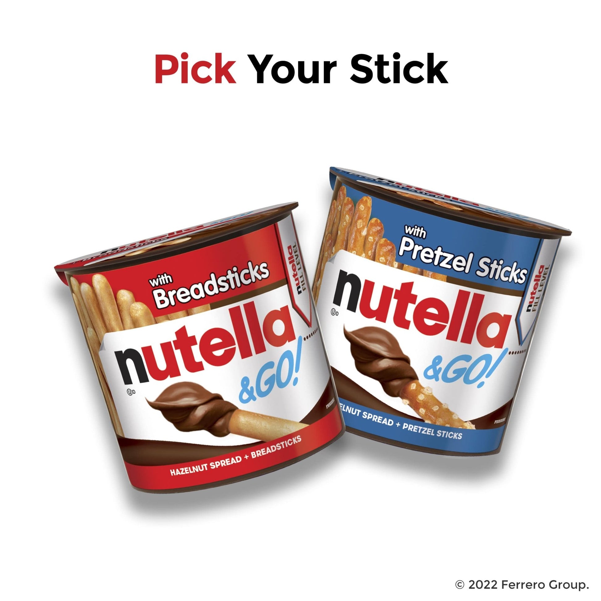 Nutella & GO! Bulk 24 Pack, Hazelnut and Cocoa Spread with Pretzel Sticks, Stocking Stuffers, Snack Cups, 1.9 oz Each - Fresh Hearth