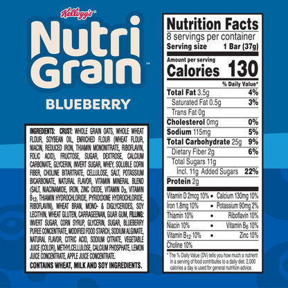 Nutri - Grain Soft Baked Breakfast Bars, Kids Snacks, Whole Grain, Variety Pack (4 Boxes, 32 Count) - Fresh Hearth