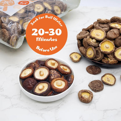 ONETANG Organic Dried Mushrooms, Natural Dried Mushrooms - Premium Flavors |AAA Grade Extra Dry Mushrooms for Soups, Sauces, Pasta and Risotto, Rehydrate Quickly, All Natural & Vegan | 16 Oz - Fresh Hearth