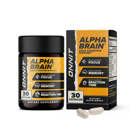 ONNIT Alpha Brain Nootropic Brain Supplement for Men & Women | Memory, Mental Clarity & Cognitive Improvement | Focus Capsules with L - Theanine, Vitamin B6 & Phosphatidylserine (30 Count) - Fresh Hearth