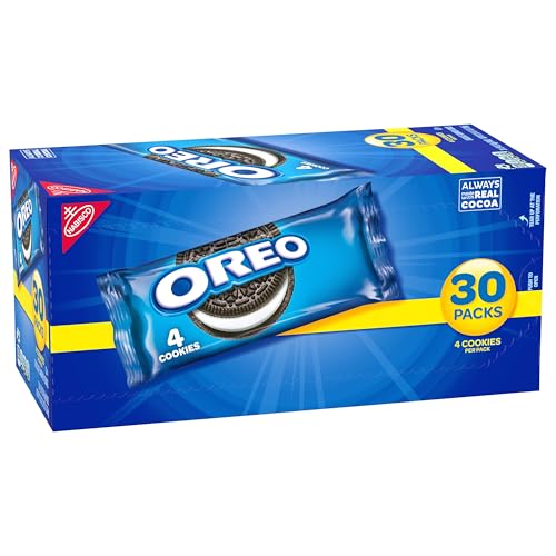OREO Chocolate Sandwich Cookies, 30 Snack Packs (4 Cookies Per Pack) - Fresh Hearth