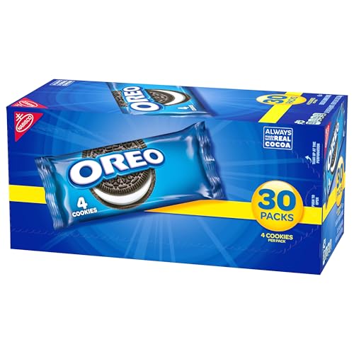 OREO Chocolate Sandwich Cookies, 30 Snack Packs (4 Cookies Per Pack) - Fresh Hearth