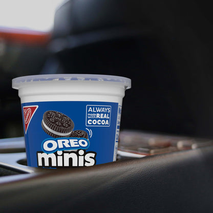 OREO Minis Chocolate Sandwich Cookies, 12 - 3.5 oz Snack Cups - Fresh Hearth