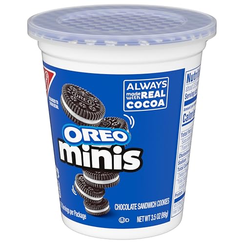 OREO Minis Chocolate Sandwich Cookies, 12 - 3.5 oz Snack Cups - Fresh Hearth