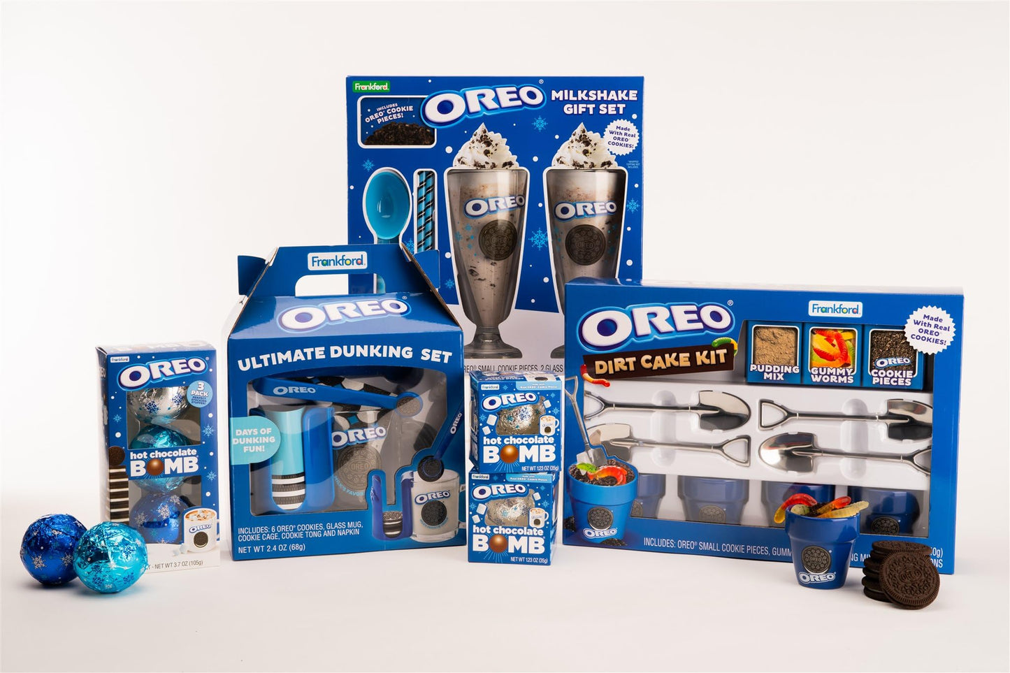 OREO Ultimate Dunking Gift Set With OREO Cookies, Glass Mug, Cookie Holder & Dunking Tongs, By Frankford Candy - Fresh Hearth