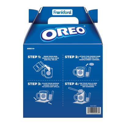 OREO Ultimate Dunking Gift Set With OREO Cookies, Glass Mug, Cookie Holder & Dunking Tongs, By Frankford Candy - Fresh Hearth