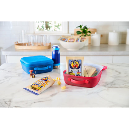 Pirate's Booty Aged White Cheddar and Cheddar Blast Cheese Puffs Variety Pack, Gluten - Free, Kids Snacks, 0.5oz and 0.75oz (18ct) - Fresh Hearth