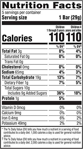 Plum Organics Jammy Sammy Snack Bars - Blueberry and Oatmeal - 1.02 oz Bars (Pack of 10) - Organic Toddler Food Snack Bars - Fresh Hearth