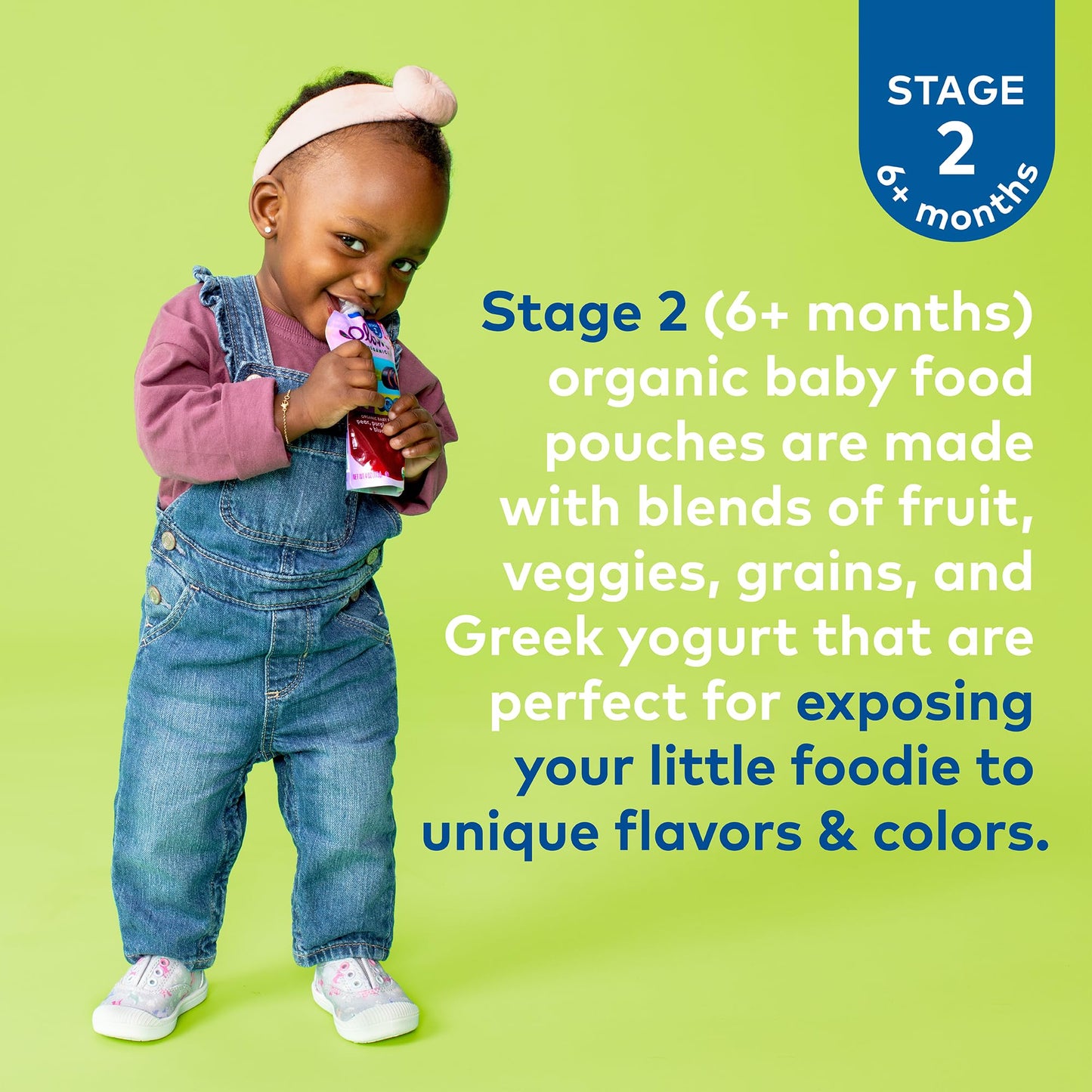 Plum Organics Stage 2 Organic Baby Food - Variety Pack - 4 oz Pouch (Pack of 8) - Fruit and Veggie Baby Food Pouch - Fresh Hearth