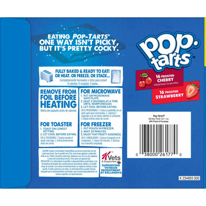 Pop - Tarts Toaster Pastries, Breakfast Foods, Kids Snacks, Variety Pack, 54.1oz Box (32 Pop - Tarts) - Fresh Hearth