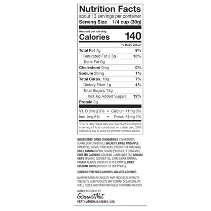 Power Up Premium Trail Mix - High Energy Trail Mix 14oz, Gluten Free, Vegan, Non - GMO. (2 Pack) - Fresh Hearth