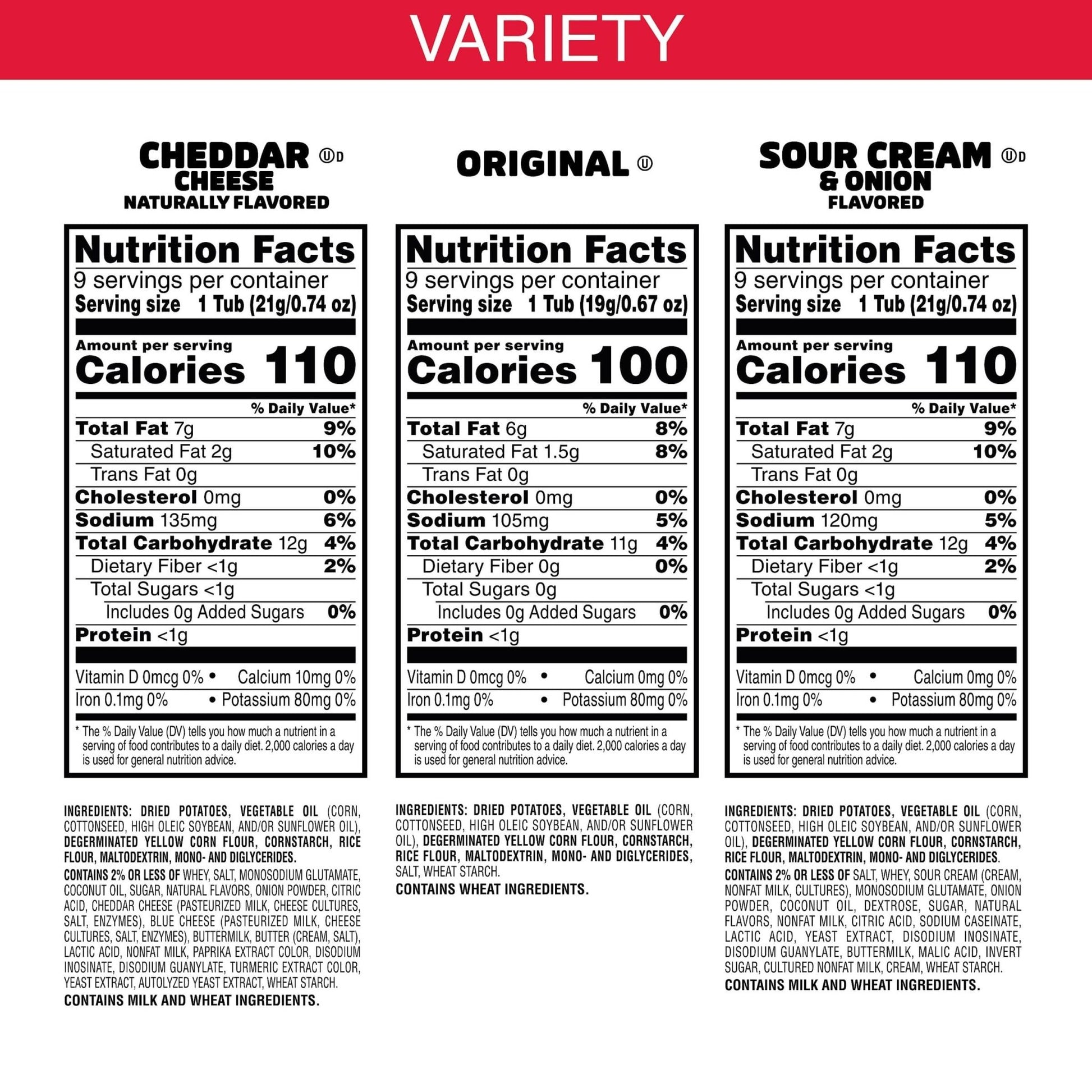 Pringles Potato Crisps Chips, On - the - Go Snacks, Snack Stacks, Variety Pack, 19.3oz Box (27 Cups) - Fresh Hearth