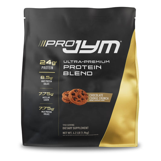 Pro JYM Chocolate Cookie Crunch Protein Powder - Whey Protein Isolates, Casein, & Milk Protein, Lean Muscle Building for Men & Women, JYM Supplement Science, 45 Servings - Fresh Hearth