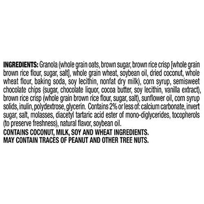 Quaker Chewy Lower Sugar Granola Bars, Chocolate Chip, 58 Count - Fresh Hearth