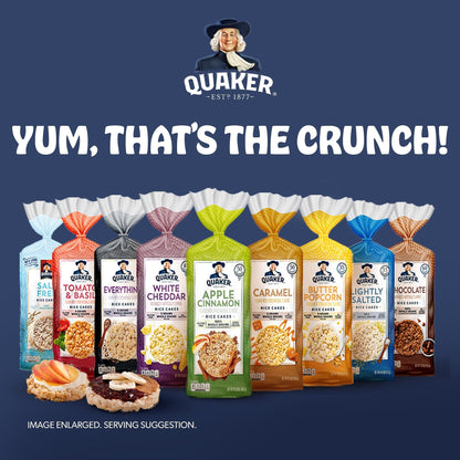 Quaker Large Rice Cakes, Gluten Free, 3 Flavor Variety Pack, 6 Count - Fresh Hearth