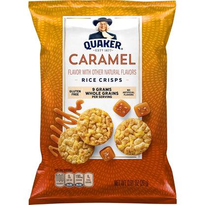 Quaker Rice Crisps, 4 Flavor Sweet and Savory Variety Mix, 15 count - Fresh Hearth