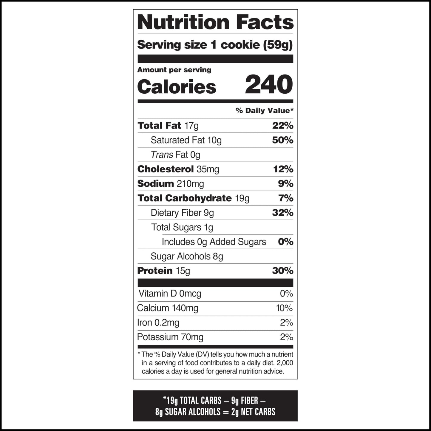 Quest Nutrition Chocolate Chip Protein Cookie, 15g Protein, 1g Sugar, 2g Net Carbs, Keto Friendly, High Protein, Low Carb; 12 Count - Fresh Hearth