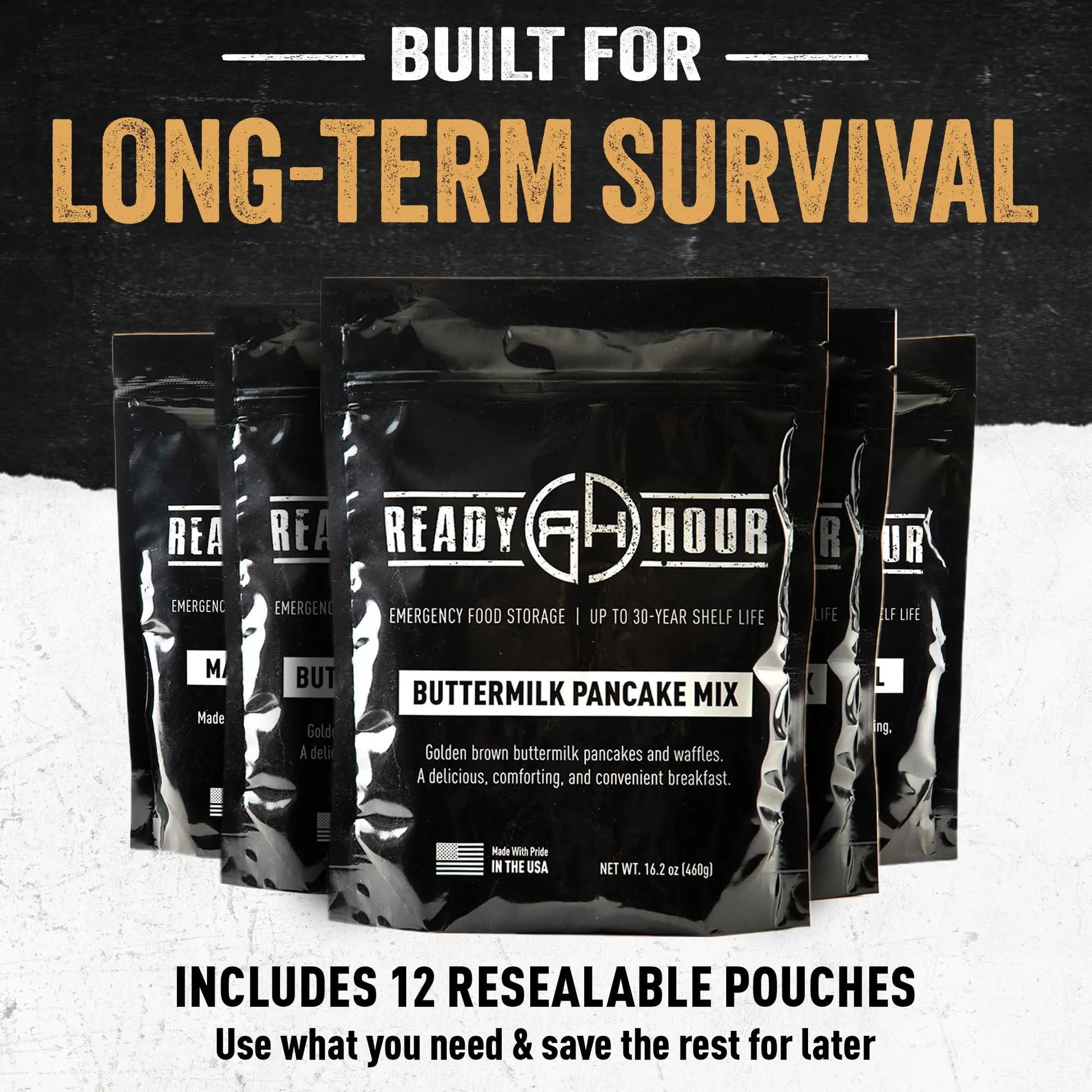 Ready Hour Breakfast Bucket (128 Servings), Emergency Food Supply, Emergency Food Kit, 25 - Year Shelf Life Food, Survival Food Buckets, Long - Lasting Food Supply, Flood - Safe Container - Fresh Hearth