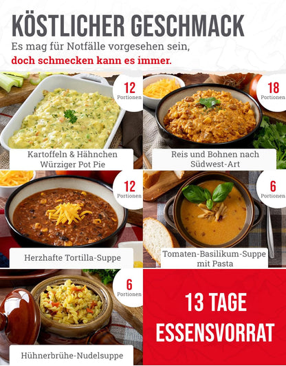 ReadyWise Emergency Food Supply - 120 Servings Favorites Sample Bucket, Survival Food Kit, Freeze Dried Prepper Food & Dehydrated Meals for Camping Essentials & Backpacking, up to 25 Year Shelf Life - Fresh Hearth