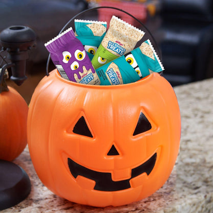Rice Krispies Treats Crispy Mini Marshmallow Squares, Trick - or - Treat Snacks, Halloween Pack, Original, 23.2oz Box (60 Bars) - Fresh Hearth