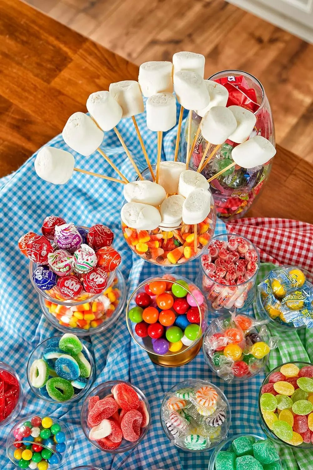 Sarah's Candy Factory 2.7 Oz (2 PACK) Dehydrated Peppermint Marshmallow Bits in Reusable Jar - Fresh Hearth