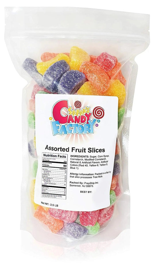 Sarah's Candy Factory Assorted Fruit Slice Candy in Resealable Bag, 2.5 Lbs - Fresh Hearth