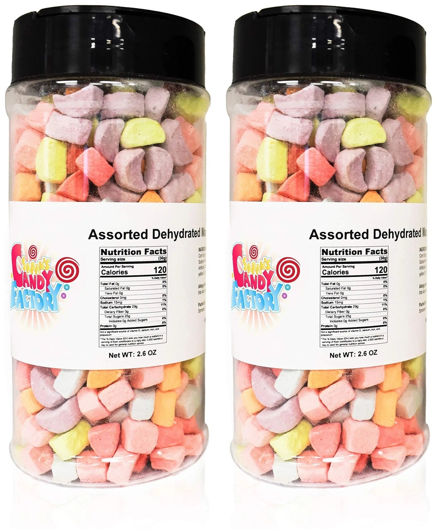 Sarahs Candy Factory Variety Dehydrated Marshmallow Bits, Vanilla Marshmallows in Jar, Assorted Marshmallows in Jar Assorted - Assorted - Fresh Hearth
