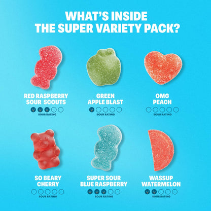 Shameless Snacks - Healthy Low Calorie Snacks, Low Carb Keto Gummies (Gluten Free Candy) - 6 Pack Super Variety Pack - Fresh Hearth