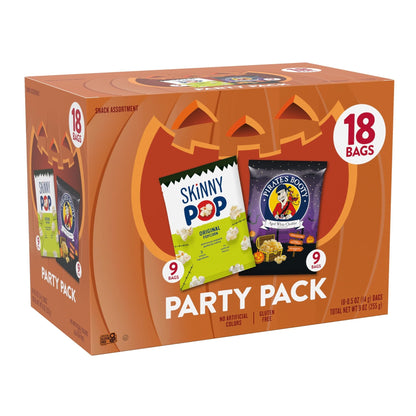 SkinnyPop & Pirate's Booty, Trick or Treat Snack Bags, Gluten - Free Snacks, 0.5oz, 18 Count - Fresh Hearth
