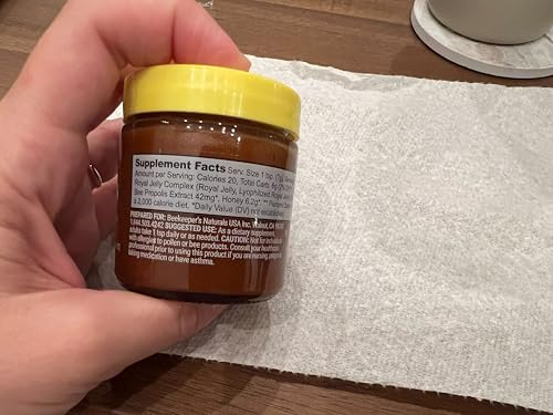 Superfood Honey by Beekeeper's Naturals - Bee Pollen, Royal Jelly, Propolis, Honey - Natural Energy, Immune Support, Mental Clarity, Athletic Performance (4.4 oz) - Fresh Hearth