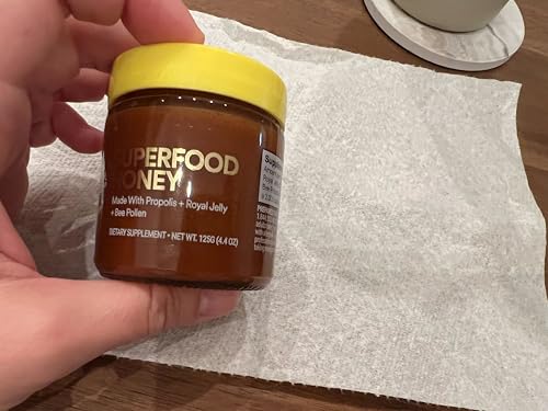 Superfood Honey by Beekeeper's Naturals - Bee Pollen, Royal Jelly, Propolis, Honey - Natural Energy, Immune Support, Mental Clarity, Athletic Performance (4.4 oz) - Fresh Hearth