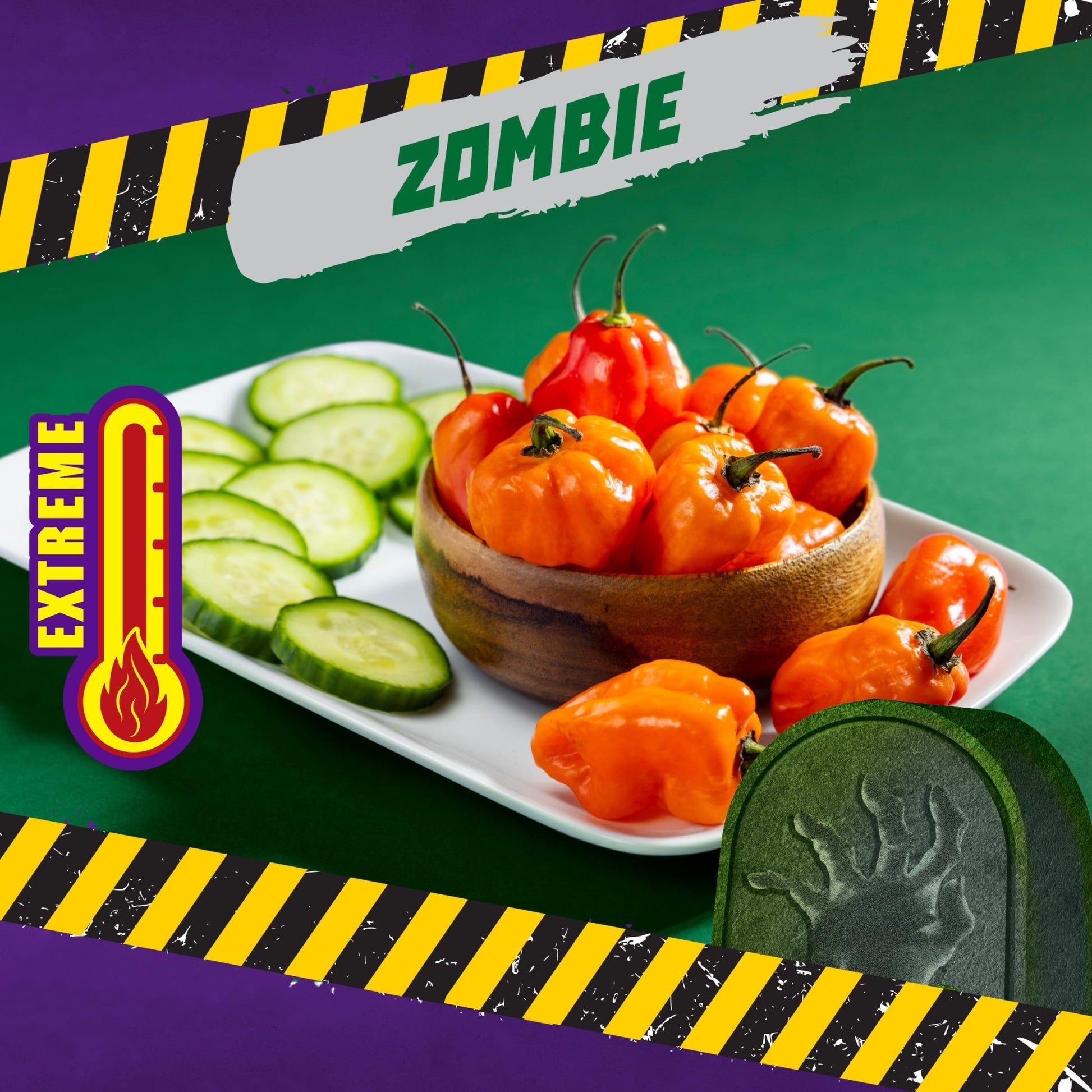 Takis Zombie 18 pc / 1 oz Multipack, Habanero & Cucumber Flavored Extreme Spicy Rolled Tortilla Chips - Fresh Hearth
