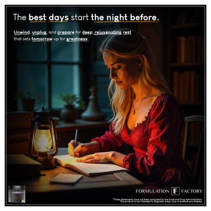 The Night Before 10 - in - 1 Midnight Maximizer Sleep Aid, Stress Relief, Cognition, Relaxation, Recovery, Focus, Magnesium Glycinate, L - Theanine & More, (120 Capsules – 2 Month Supply) - Fresh Hearth