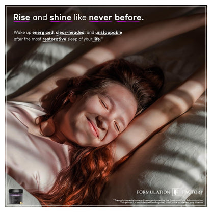 The Night Before 10 - in - 1 Midnight Maximizer Sleep Aid, Stress Relief, Cognition, Relaxation, Recovery, Focus, Magnesium Glycinate, L - Theanine & More, (120 Capsules – 2 Month Supply) - Fresh Hearth