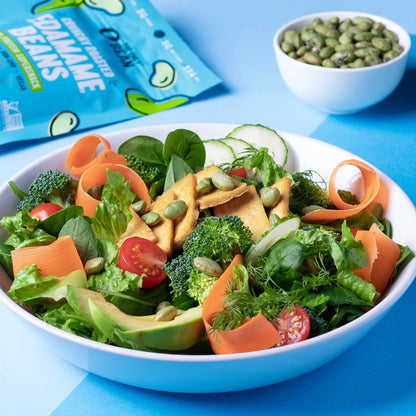 The Only Bean Crunchy Dry Roasted Edamame Snacks (Sea Salt), Keto Snack Food, High Protein (11g) Healthy Snacks, Low Carb Gluten Free Office Vegan Food 100 Calorie Snack Pack, 0.9oz 10 Pack - Fresh Hearth