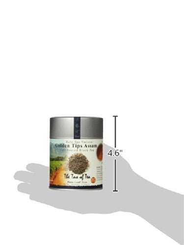 The Tao of Tea, Golden Tips Assam Black Tea, Loose Leaf, 3.5 Ounce Tin - Fresh Hearth