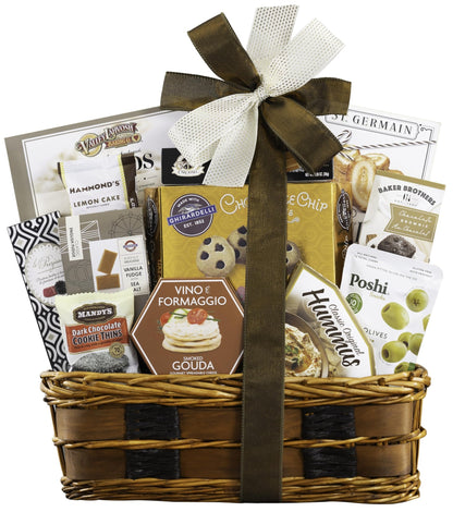 Wine Country Gift Baskets The Bon Appetit Gourmet Gift Basket Gift for Families College Students Appreciation Thank You Congratulations Get Well Soon Care Package - Fresh Hearth