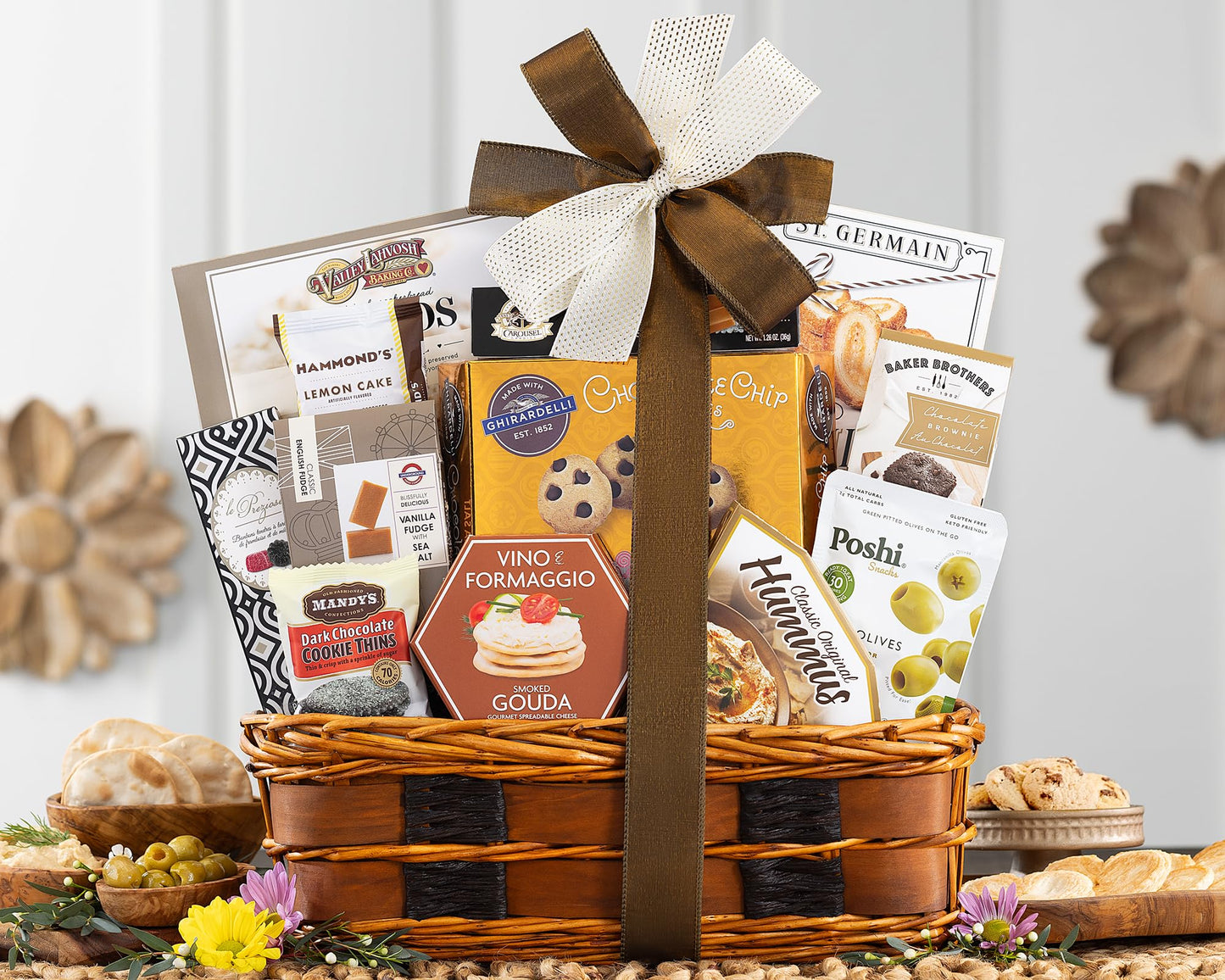 Wine Country Gift Baskets The Bon Appetit Gourmet Gift Basket Gift for Families College Students Appreciation Thank You Congratulations Get Well Soon Care Package - Fresh Hearth