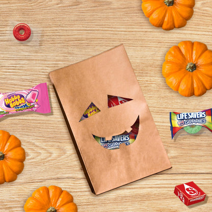 Wrigley's STARBURST, LIFE SAVERS, HUBBA BUBBA & LIFE SAVERS Gummies Halloween Candy Assortment, 95 Ct Bulk Bag - Fresh Hearth